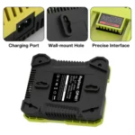 36-40V Tool Cutting Machine Battery Charger, For RYOBI PO401 / PO403 / PO400 - Image 7