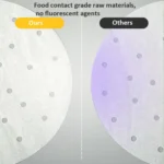 100pcs /Pack Steamer Paper Non-Stick Disposable Grease-Proof Paper Round Air Fryer Pad - Image 4