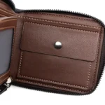 MenBense Men Short Zipper Wallet Coin Purse Large Capacity Multi-Card Money Clip - Image 7