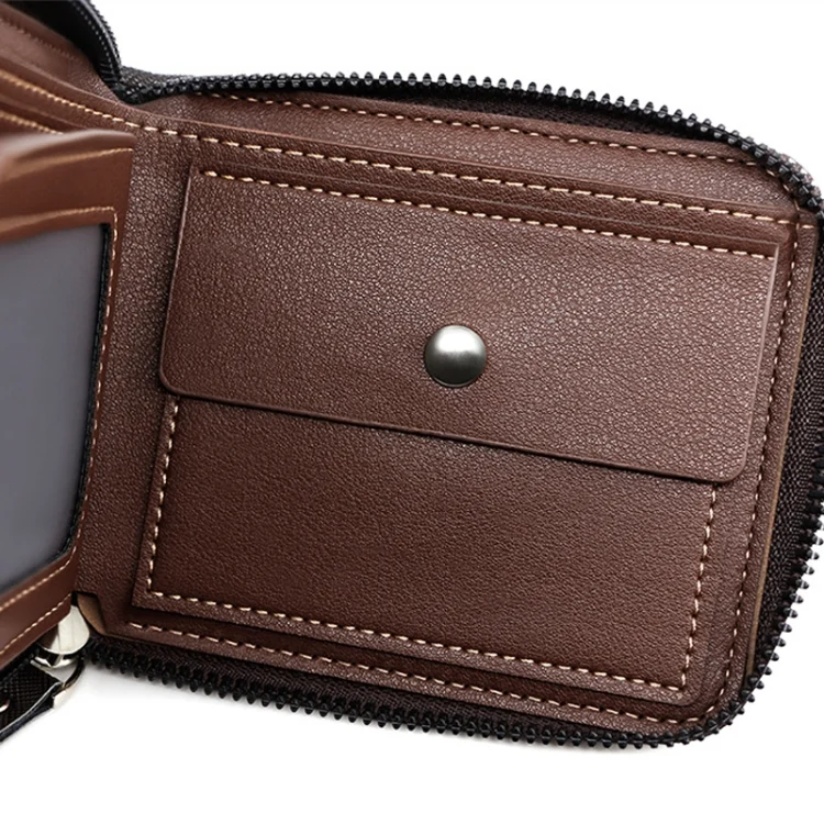 TBD06042049_B6.webp MenBense Men Short Zipper Wallet Coin Purse Large Capacity Multi-Card Money Clip - Image 7