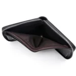 MenBense Men Short Zipper Wallet Coin Purse Large Capacity Multi-Card Money Clip - Image 9
