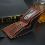 MenBense Men Short Magnetic Clasp Wallet Multi-Card Coin Purse - Image 7