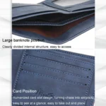 Menbense Men Short Wallet Casual Multi-Card Coin Purse - Image 5