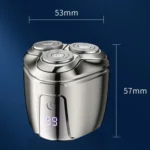 Mini Magnetic Head Shaver Smart LED Display Electric Shaver - Image 3
