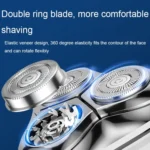 Mini Magnetic Head Shaver Smart LED Display Electric Shaver - Image 6