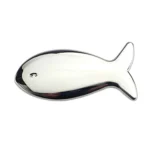 Fish-Shaped Car Metal Stickers Car Body Tail Marker Decorative Decals