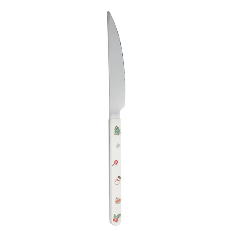 Christmas Cartoon Cutlery Cute Clip Handle Tableware