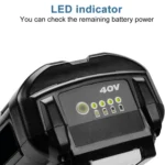 For Ryobi OP4026A / OP4050 40V Lawn Mowers Lithium-ion Battery - Image 8