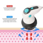 4 in 1 Electric Massager Handheld Fat Pusher Infrared Massager - Image 4