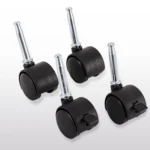 10pcs Swivel Furniture Casters Office Chair Baby Crib Sofa Wheel - Image 2