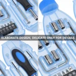 15 In 1 Drinking Bottle Tool Set Transparent Plastic Box Utensil Kit - Image 6