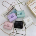 Children Chain Bag Lovely Princess Lingerie Shoulder Crossbody Bag - Image 2