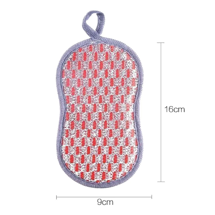 TBD06042107_B2.webp 5pcs Double-sided Absorbent Kitchen Dishwashing Sponge Multifunctional Cleaning Rag - Image 3