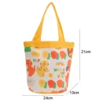 Children Cute Cartoon Canvas Bag Graffiti Bento Bag Parent-Child Handbag - Image 3