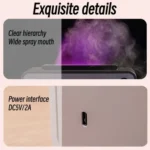 200ml  Fireplace Flame Aromatherapy Air Humidifier USB Colorful Night Light Essential Oil Diffuser - Image 7