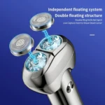 Men Electrical Shaver Portable Mini LED Digital Display Smart Shaving Razor - Image 4