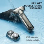 Men Electrical Shaver Portable Mini LED Digital Display Smart Shaving Razor - Image 8