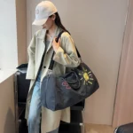 Graffiti Personal Travel Bags Outdoor Casual Large Capacity Handheld Crossbody Bag - Image 9