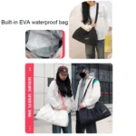 Dry And Wet Separation Swimming Storage Bag Sports Fitness Bag With Shoe Compartment - Image 10