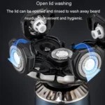 Men Multifunctional Electrical Shaver Rechargeable 5-Blade Shaving Razor - Image 6