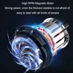 Men Multifunctional Electrical Shaver Rechargeable 5-Blade Shaving Razor - Image 9