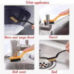 Multifunctional Kitchen Stove Cleaning Brush Set Range Hood Sink Gap Brush - Image 6