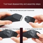 Women Electrical Hair Removal Instrument Shaving Knife Axillary Hair Shaver - Image 8