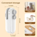 Small 2-in-1 Rechargeable Magnetic Snack Sealer Household Mini Sealing Machine - Image 3