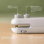 Small 2-in-1 Rechargeable Magnetic Snack Sealer Household Mini Sealing Machine - Image 4