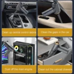 Car Vacuum Cleaner Handheld Compact Powerful Cleaning Tool For Car And Home Use - Image 11