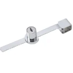 Removable Serrated Glass Sliding Door Lock Window Cabinet Door Latches With Key - Image 4
