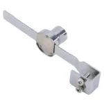 Removable Serrated Glass Sliding Door Lock Window Cabinet Door Latches With Key - Image 5