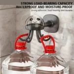 Multifunctional Six-claw 360-degree Rotating Hook Rack Kitchen Storage Seamless Punch-free Hooks - Image 6