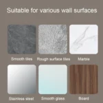 Multifunctional Six-claw 360-degree Rotating Hook Rack Kitchen Storage Seamless Punch-free Hooks - Image 8