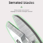 KomShine Stainless Steel Kevlar Serrated Fiber Optic Stripping Scissors - Image 4