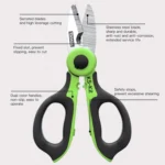 KomShine Stainless Steel Kevlar Serrated Fiber Optic Stripping Scissors - Image 6