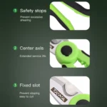 KomShine Stainless Steel Kevlar Serrated Fiber Optic Stripping Scissors - Image 7