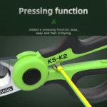 KomShine Stainless Steel Kevlar Serrated Fiber Optic Stripping Scissors - Image 8