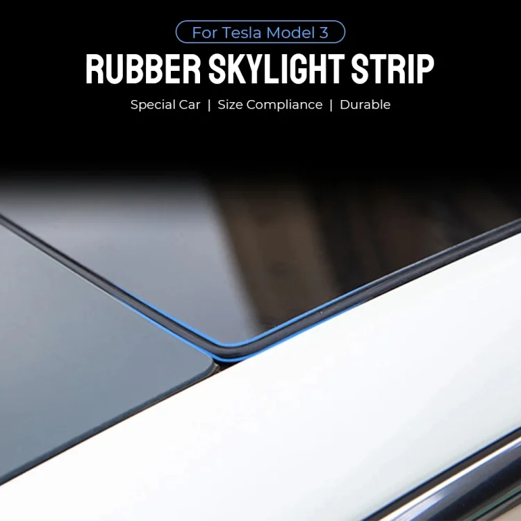 TBD06042254_B5.webp For Tesla Model 3 3m Skylight Sealing Waterproof Strips Windshield Noise Reduction Sound Isolation Ring - Image 6