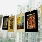 10pcs /Set DIY Photo Gallery Wall Mounted Paper Photo Frame With Twine Clip - Image 5