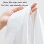 5pcs 30cmx60cm Pearl Pattern Travelling Cotton Disposable Face Towel Bagged Washcloths - Image 3