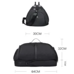 BANGE BG-77178 Handheld Large Capacity Travel Bag Mens/Ladies Wet & Dry Gym Bag - Image 3