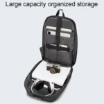 BANGE BG-7251 Mens Business Double-Shoulder Laptop Bag Large Capacity Waterproof Backpack - Image 3