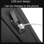 BANGE BG-7251 Mens Business Double-Shoulder Laptop Bag Large Capacity Waterproof Backpack - Image 5