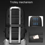 BANGE BG-7251 Mens Business Double-Shoulder Laptop Bag Large Capacity Waterproof Backpack - Image 6