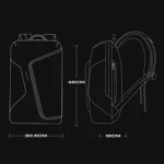 BANGE BG-2913 Mens Double-Shoulder Travel Outdoor Backpack Business Commuting Casual Laptop Bag - Image 10