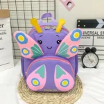 Children Schoolbag Shoulder Bag Girls Cute Cartoon Butterfly Backpack