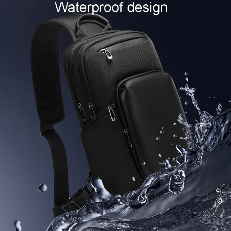 TBD06042358_B3.webp BANGE BG-7718 Mens Satchel Chest Bag Large Capacity Sports Casual Single-Shoulder Backpack - Image 4