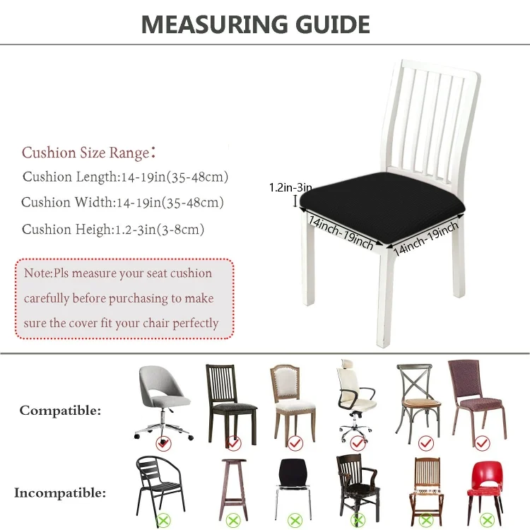 TBD06042364_B2.webp Diamond Plaid Jacquard Chair Cushion Cover Hotel Restaurant Dining Table Chair Cover - Image 3