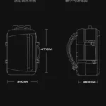 BANGE BG-2892 Mens Business Double-Shoulder Backpack Large Capacity Traveling Computer Bag - Image 7